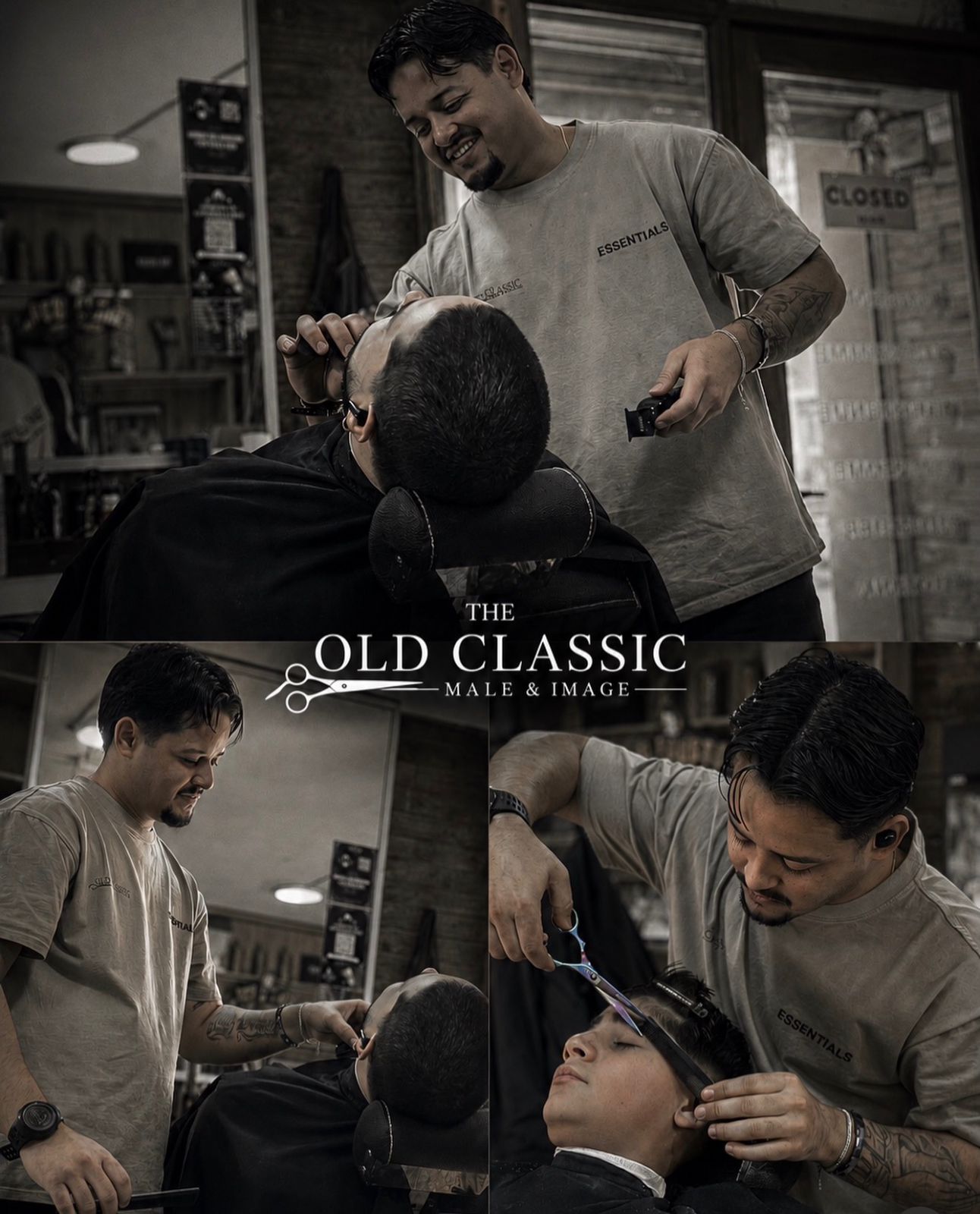 Placeholder editorial de experiencia de barbería — reemplazar con fotografía real