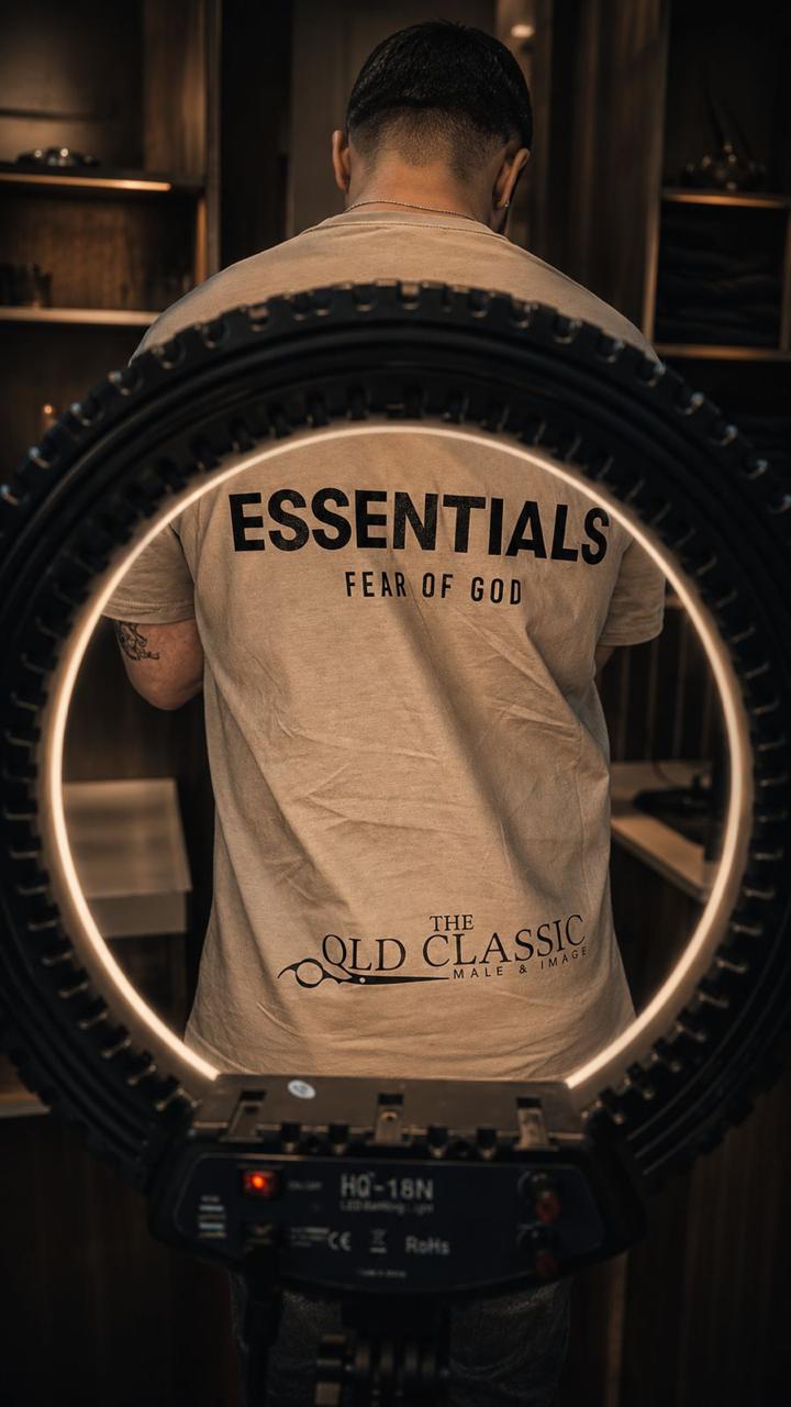Placeholder editorial de herramientas y productos de barbería — reemplazar con fotografía real